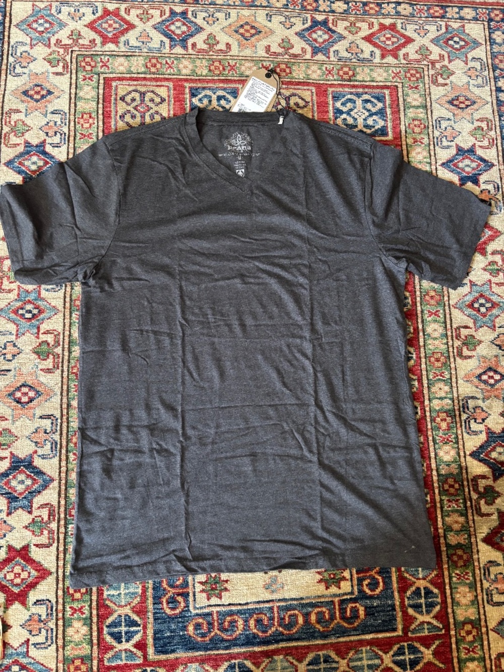 Prana men’s organic cotton v-neck T-Shirt